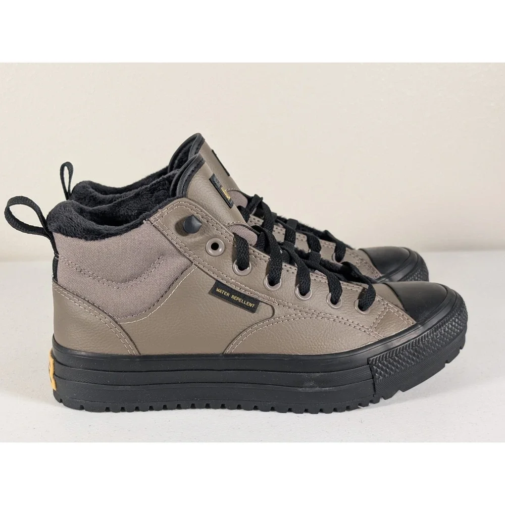 Converse Chuck Taylor Malden Street Boots Mens 7 Taupe Mid Shoes A14619C